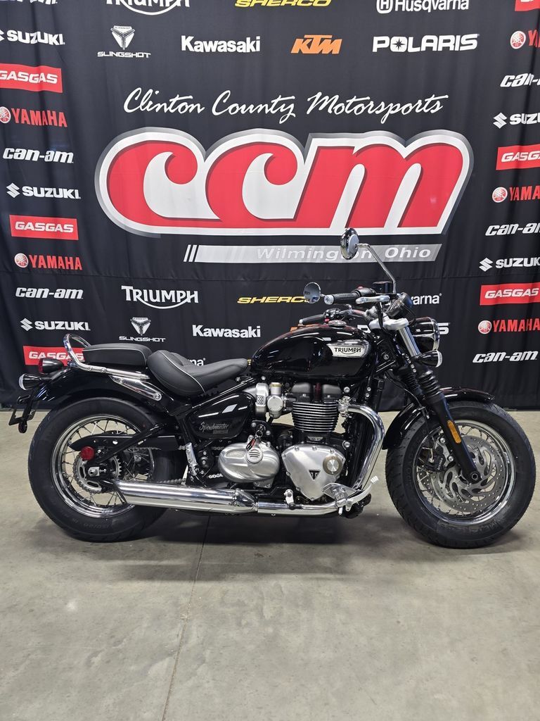 2025 Triumph Bonneville Speedmaster Jet Black SPEEDMASTER in Wilmington, OH