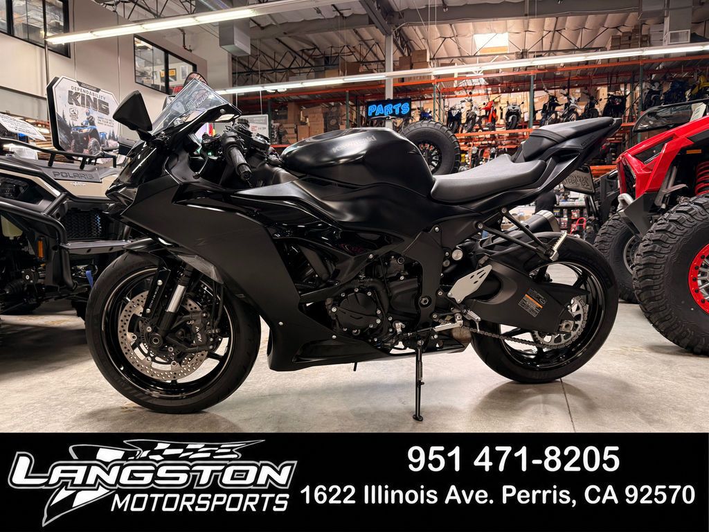 売却済 Used 2024 Kawasaki Ninja® Zx -6R Metallic Flat Spark Black/ebony