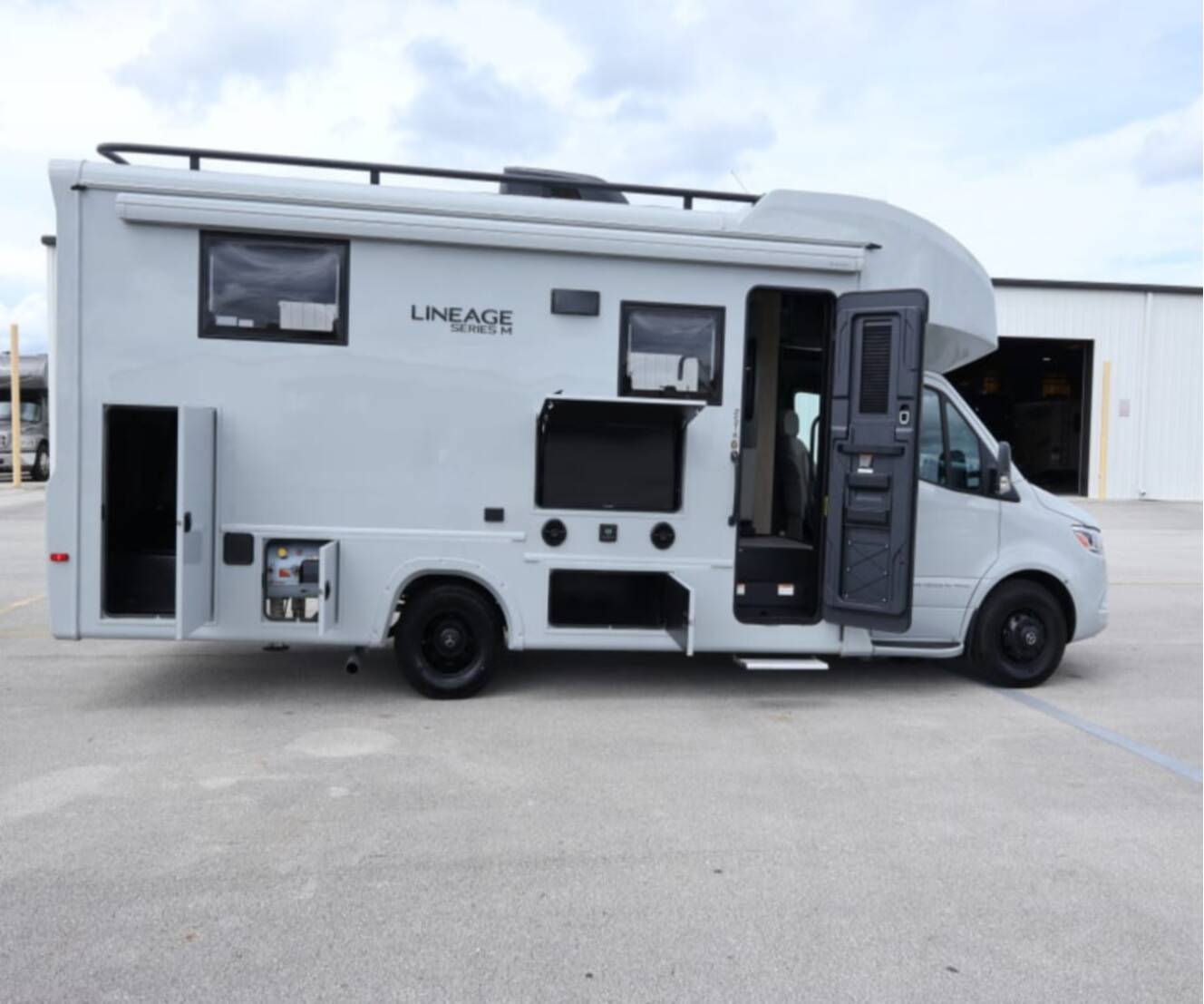 A photo of this 2027 Grand Design LINEAGE SERIES M 25TK-FBP