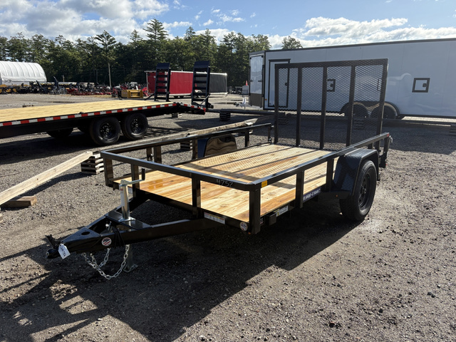 2027 SURE-TRAC 6x10 3K Powder Coated Tube Top Utility Trailer w/Spare in Turner, ME