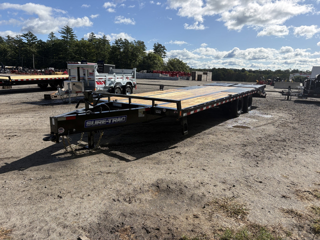 2027 SURE-TRAC 8.5X20+5 Powder Coated 22.5K Deckover Equipment Trailer in Turner, ME