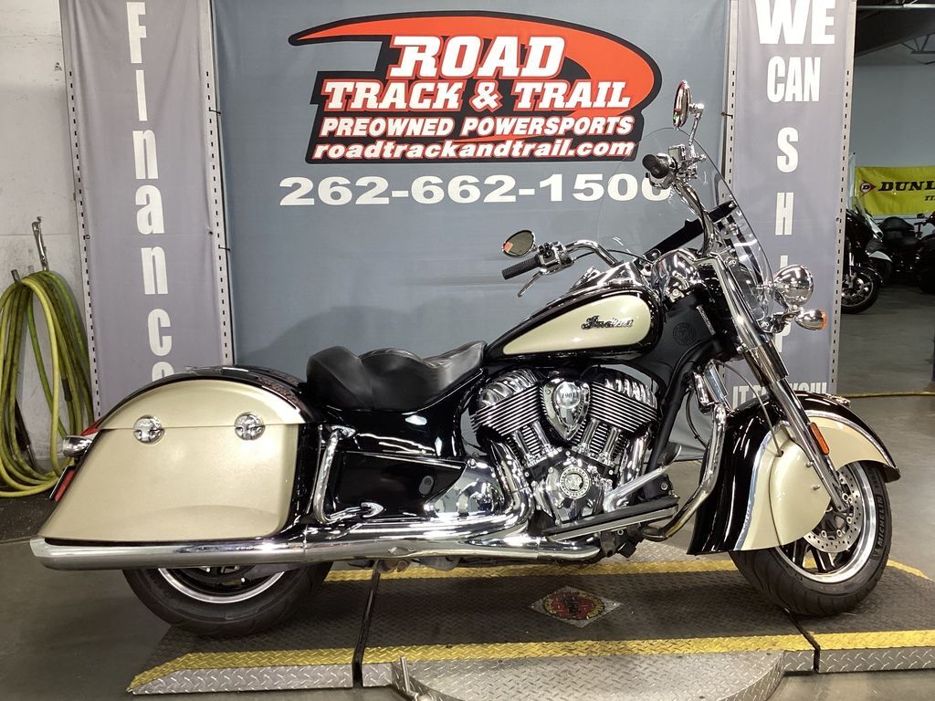 2021 Indian Motorcycle® Springfield® Thunder Black/Dirt Track Tan in Big Bend, WI