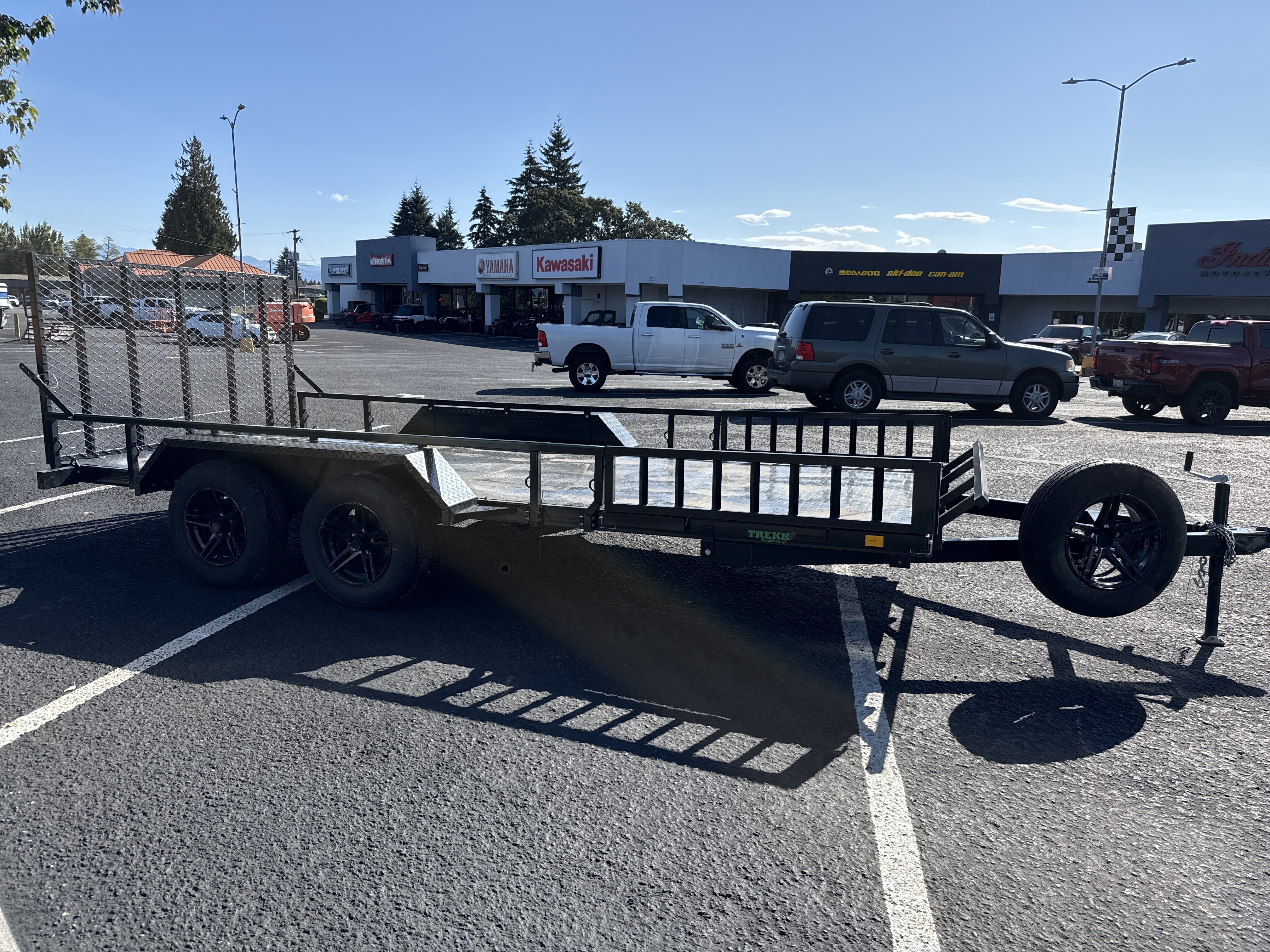 2025 Rhm TREK 7X16 TANDEM AXLE UTILITY TRAILER in vancouver WA