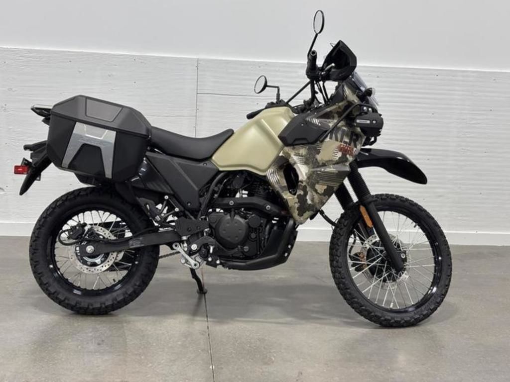 2026 Kawasaki KLR®650 Adventure ABS Cypher Camo Beige 650 ADVENTURE in Romney, WV