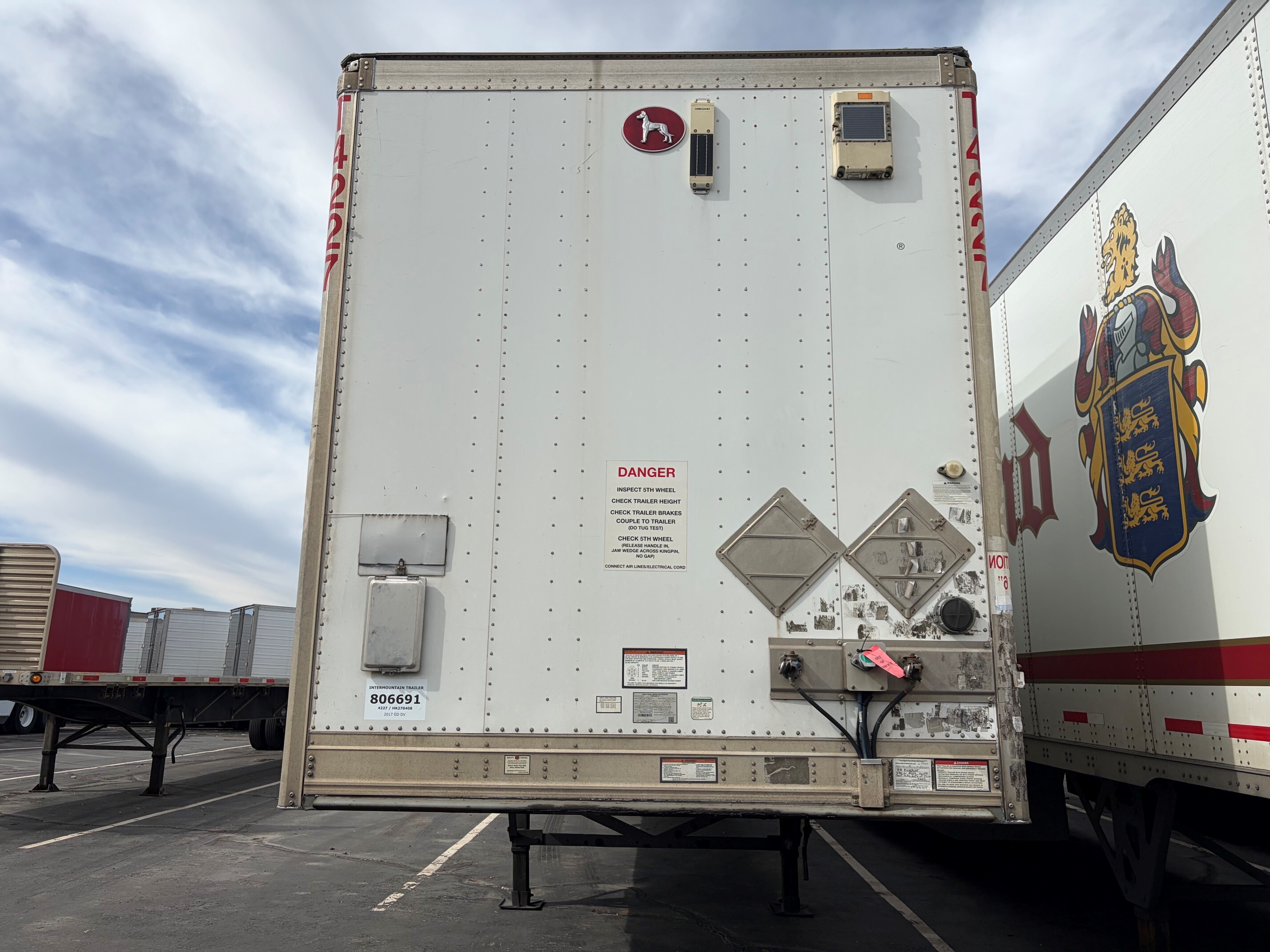 2017 GREAT DANE DRY VAN in Salt Lake City, UT
