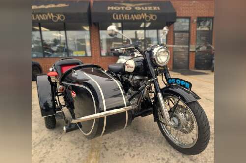 2009 Royal Enfield C5 Classic With Matching Sidecar 500 in cleveland OH