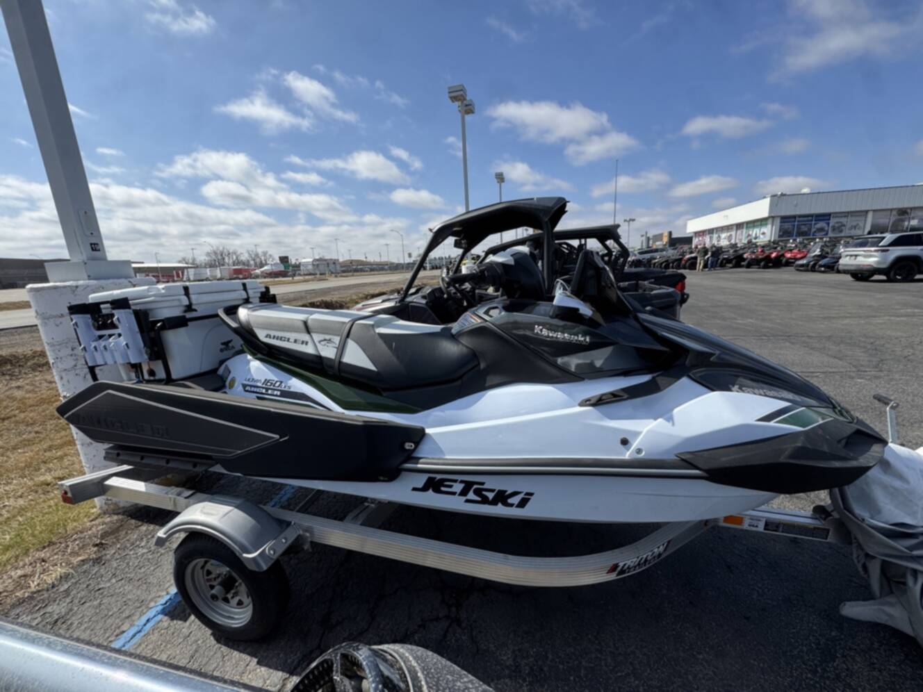 A photo of this 2025 Kawasaki ULTRA 160LX-S ANGLER
