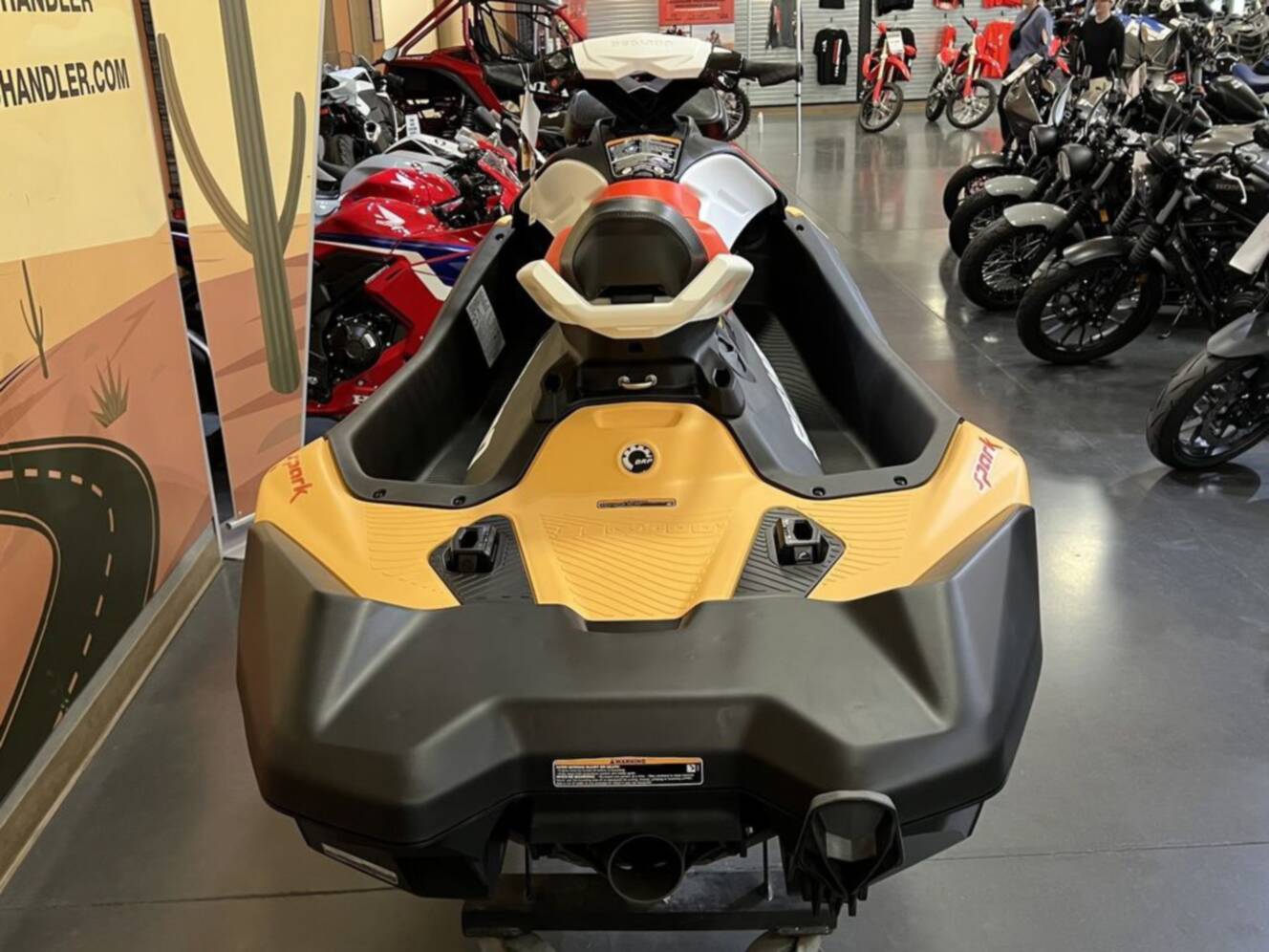 A photo of this 2026 Sea-Doo Spark for 3 Rotax 900 ACE - 90 CONV with IBR a