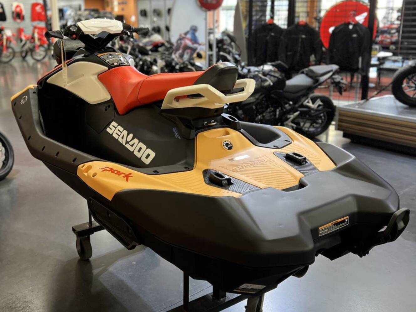 A photo of this 2026 Sea-Doo Spark for 3 Rotax 900 ACE - 90 CONV with IBR a