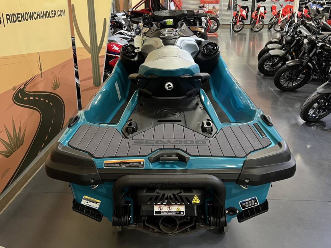 A photo of this 2026 Sea-Doo GTX Limited 325 Teal Metallic