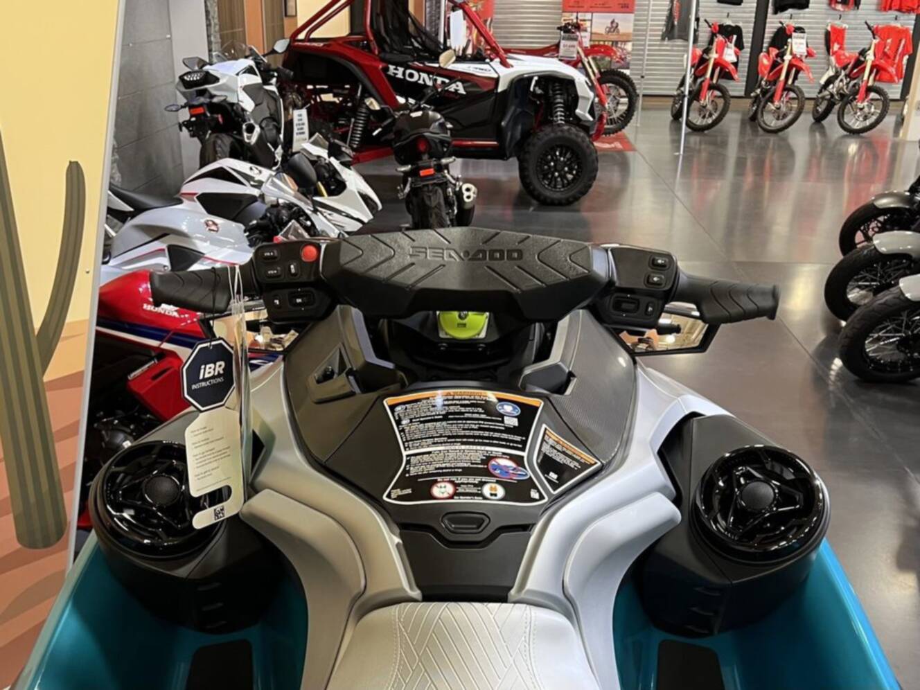 A photo of this 2026 Sea-Doo GTX Limited 325 Teal Metallic