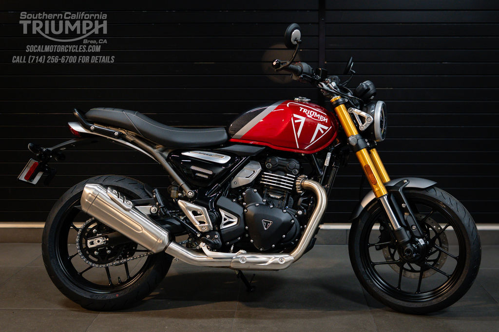 2026 Triumph Speed 400 Lava Red Gloss/Storm Grey BASE in Brea, CA