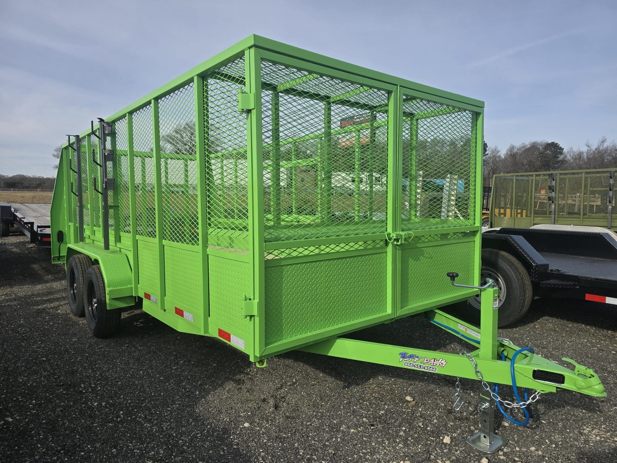2026 Tuff Dawg Trailers 7x16 high side landscaping trailer ultimate in Byron, GA