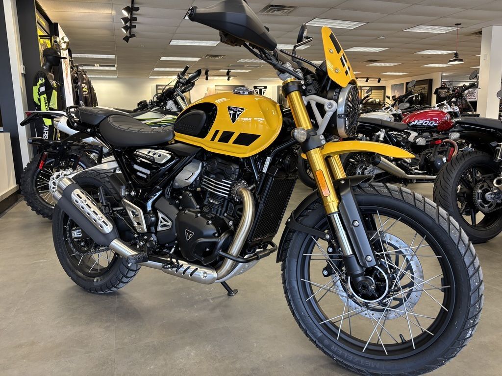 2026 Triumph Scrambler 400 XC Racing Yellow in san antonio TX