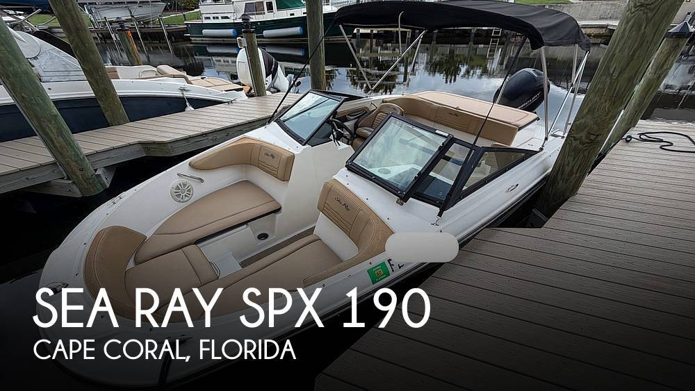 2021 Sea Ray SPX 190 in cape coral FL