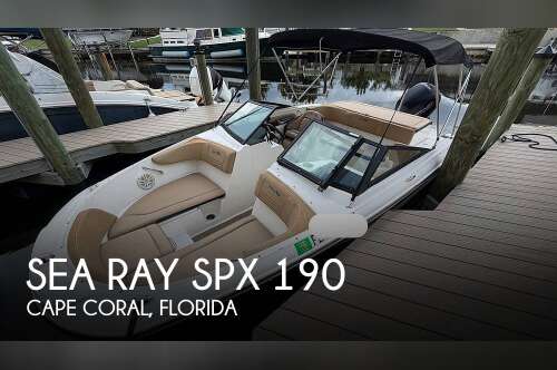 2021 Sea Ray SPX 190 in cape coral FL