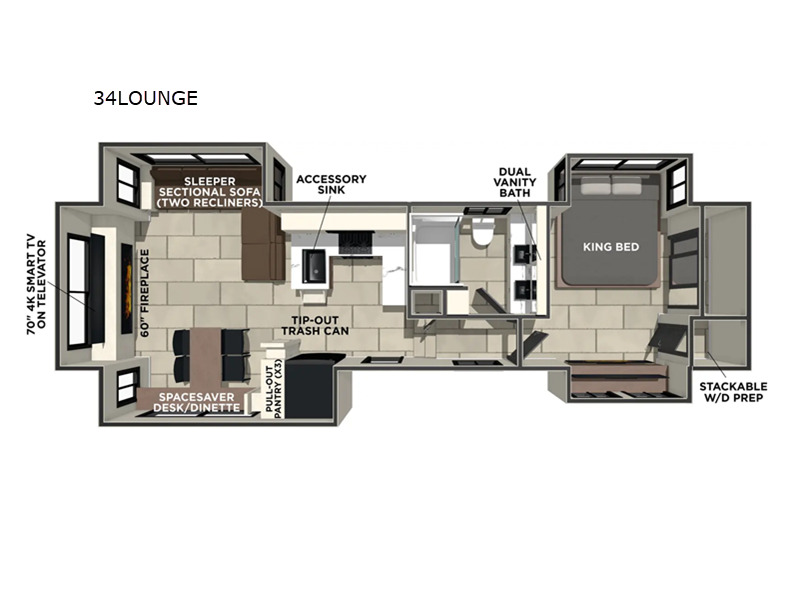2027 Prime Time Rv SANIBEL 34LOUNGE in elizabetown PA