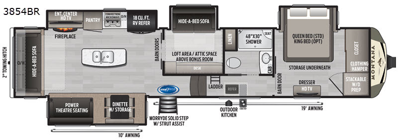 2020 Keystone Rv Montana 3854BR in jerome ID
