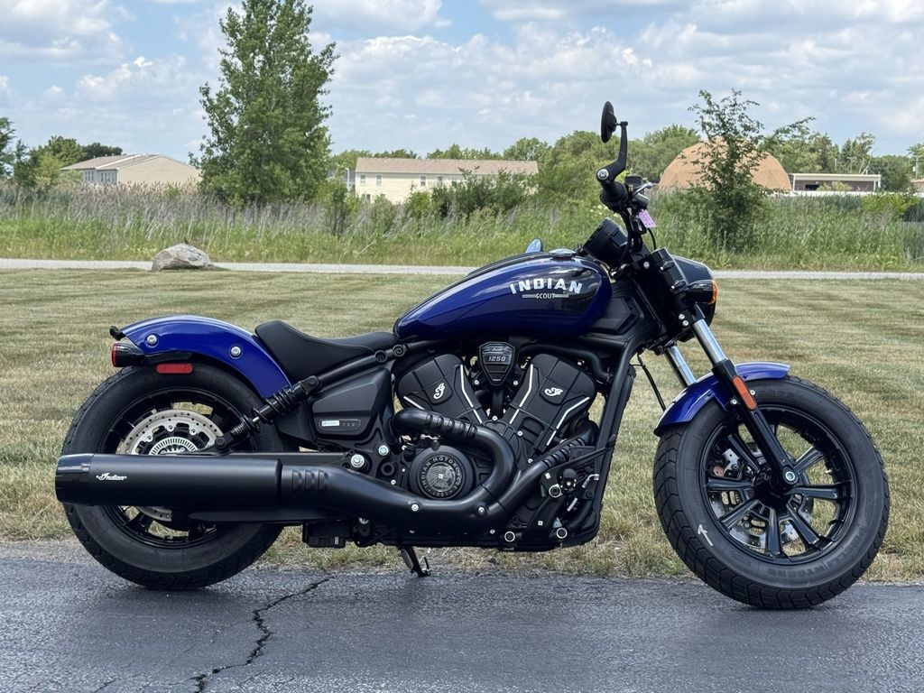 2025 Indian Motorcycle® Scout® Bobber Limited +Tech Spirit Blue Metallic LIMITED + TECH in Monee, IL