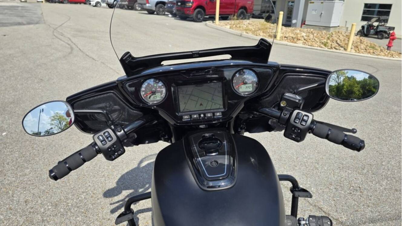 A photo of this 2026 Indian Motorcycle® Chieftain® PowerPlus Dark Horse® 112 Black Smoke