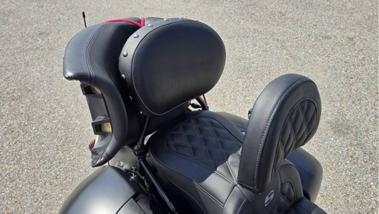 A photo of this 2026 Indian Motorcycle® Chieftain® PowerPlus Dark Horse® 112 Black Smoke