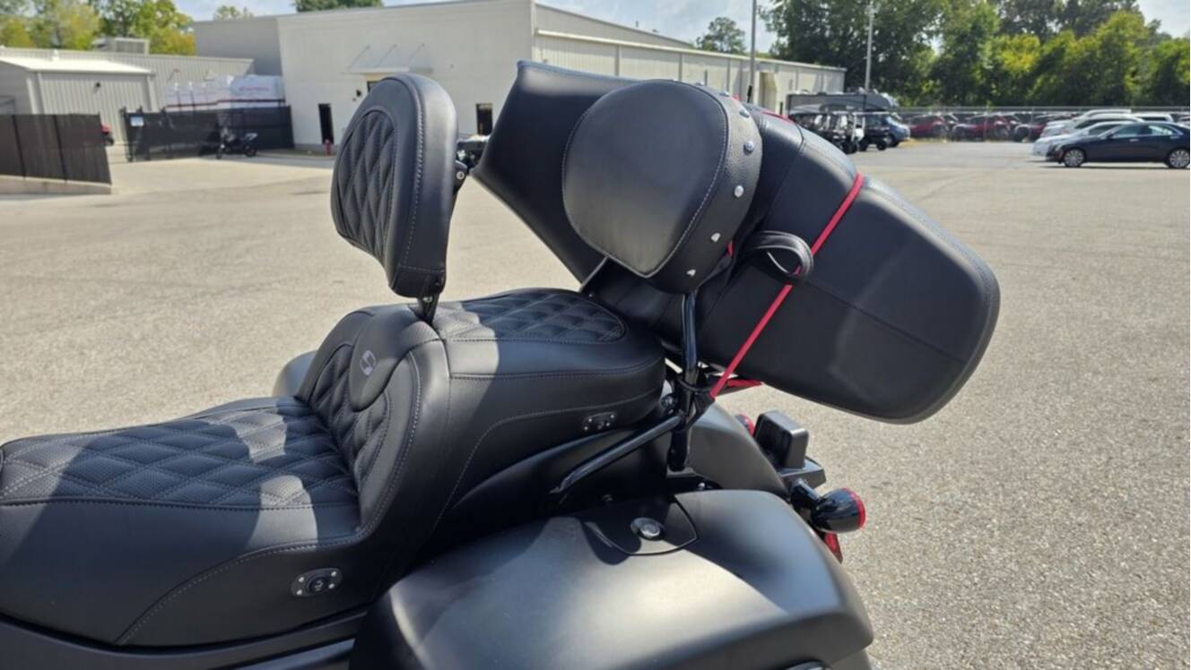 A photo of this 2026 Indian Motorcycle® Chieftain® PowerPlus Dark Horse® 112 Black Smoke