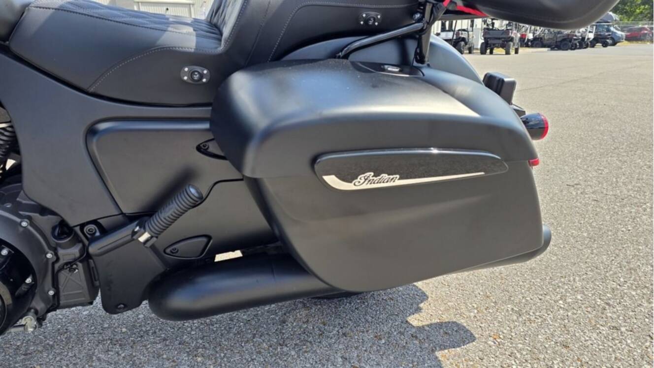 A photo of this 2026 Indian Motorcycle® Chieftain® PowerPlus Dark Horse® 112 Black Smoke