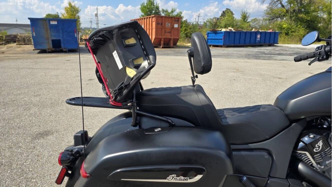 A photo of this 2026 Indian Motorcycle® Chieftain® PowerPlus Dark Horse® 112 Black Smoke