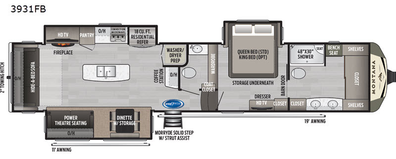 2020 Keystone Rv Montana 3931FB in yorktown VA
