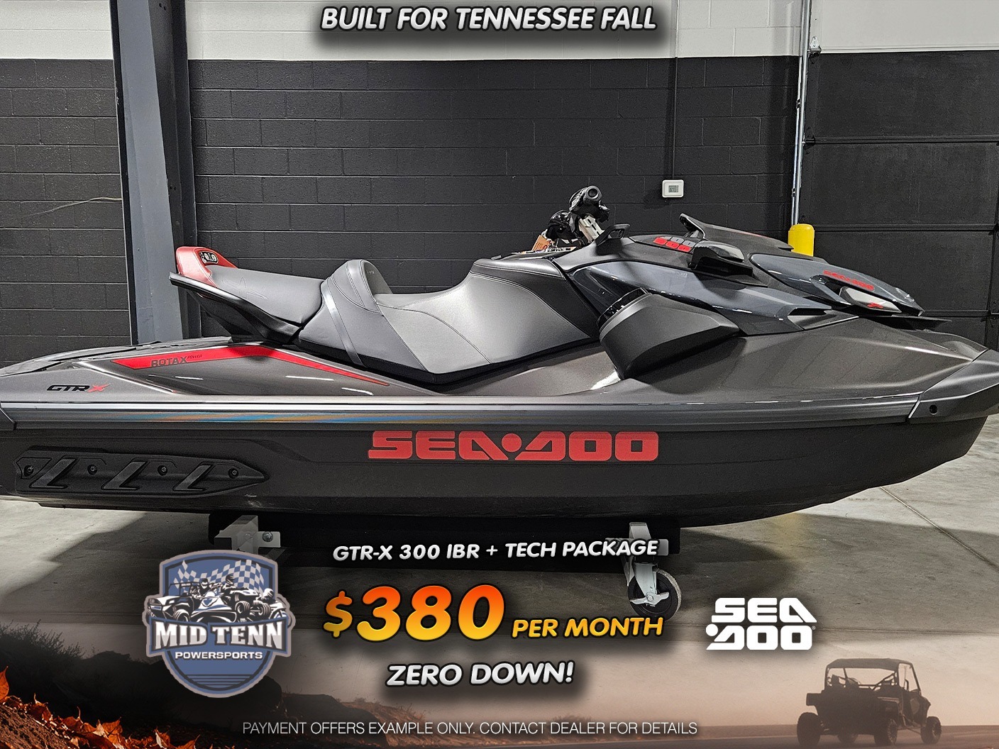 2026 Sea-Doo GTR-X 300 iBR + Tech Package X 300 TECH PACKAGE WITH BRP PREMIUM AUDIO AND IBR in lebanon TN