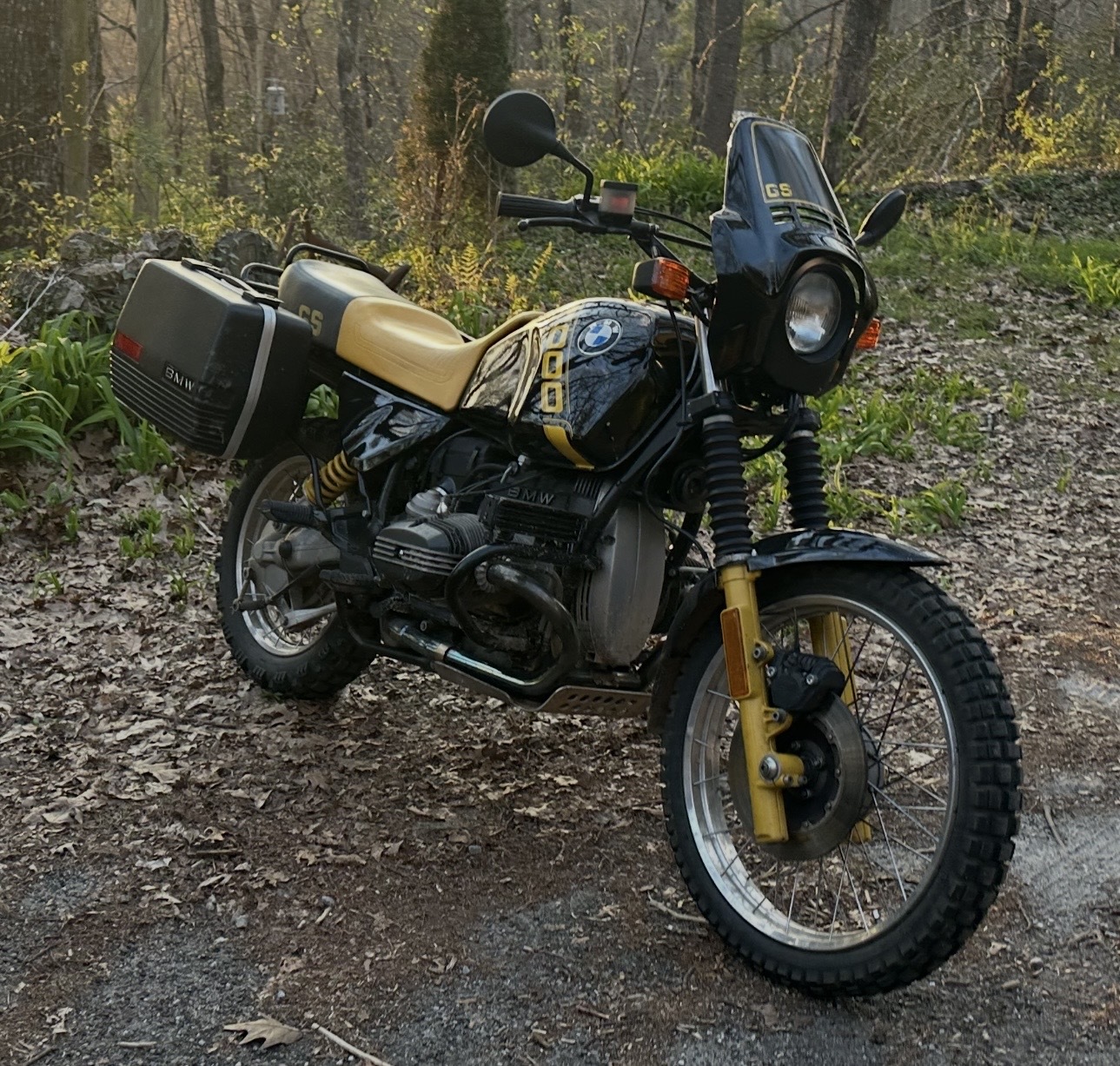 1989 BMW R 100 GS Dual Sport motorcycle