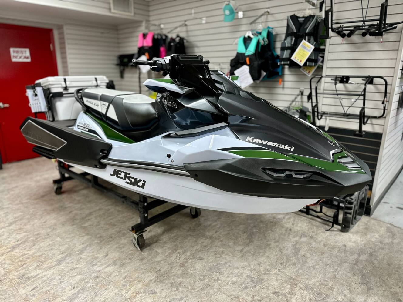 A photo of this 2025 Kawasaki Jet Ski® Ultra® 160LX-S Angler
