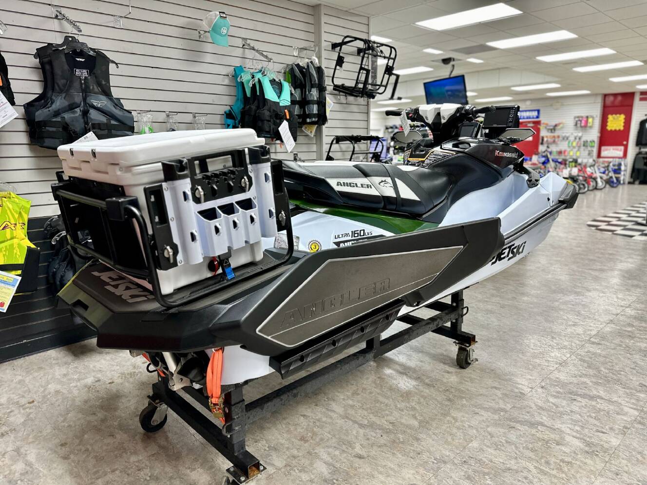 A photo of this 2025 Kawasaki Jet Ski® Ultra® 160LX-S Angler