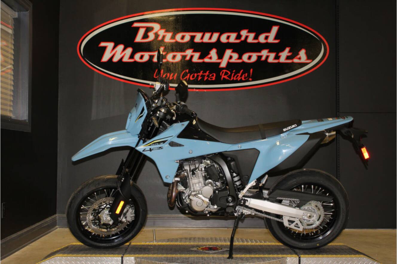 A photo of this 2025 Suzuki DR-Z4SM