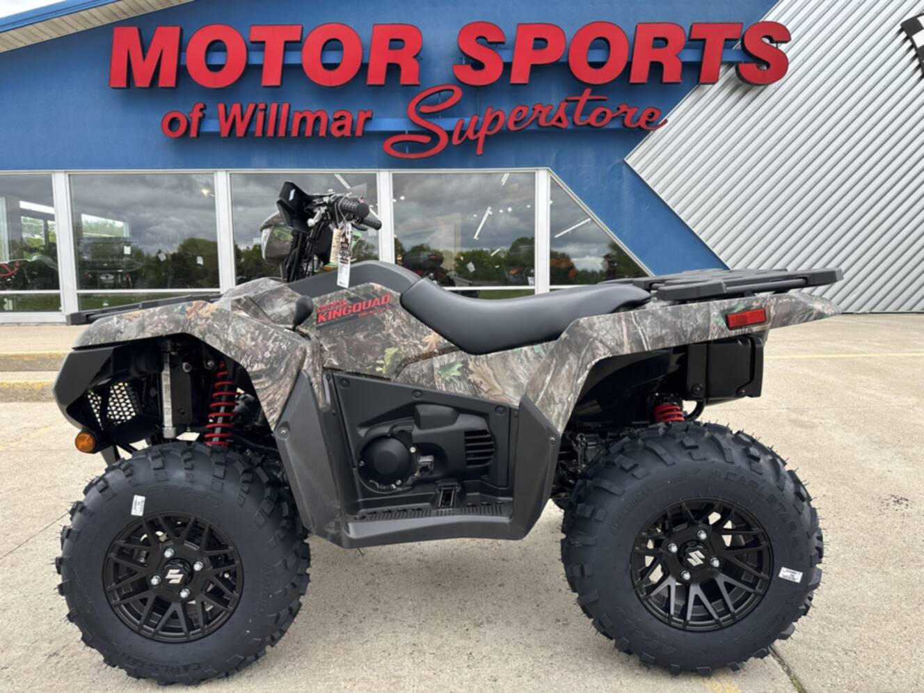 A photo of this 2025 Suzuki KingQuad 500 AXi Power Steering SE Camo