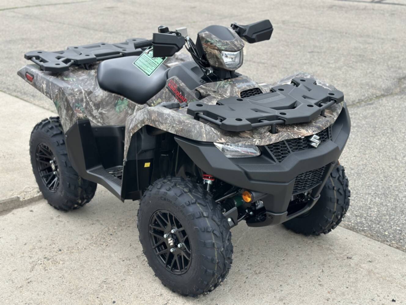 A photo of this 2025 Suzuki KingQuad 500 AXi Power Steering SE Camo