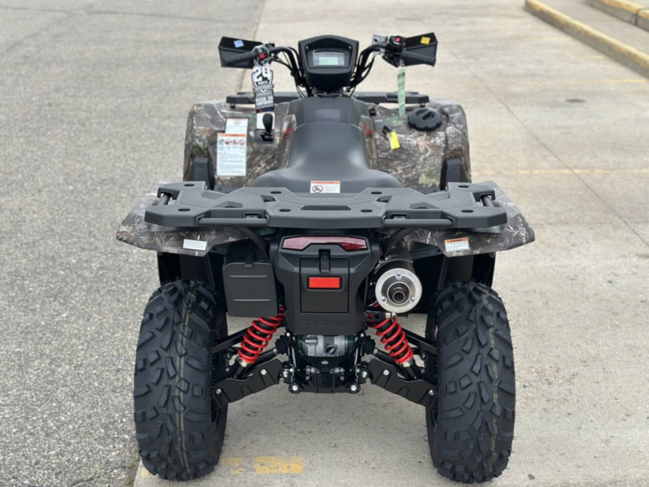 A photo of this 2025 Suzuki KingQuad 500 AXi Power Steering SE Camo