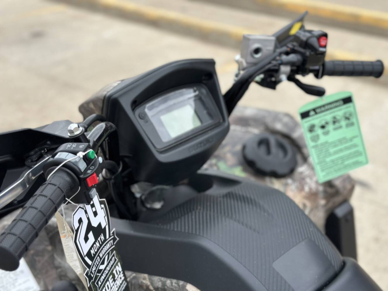 A photo of this 2025 Suzuki KingQuad 500 AXi Power Steering SE Camo