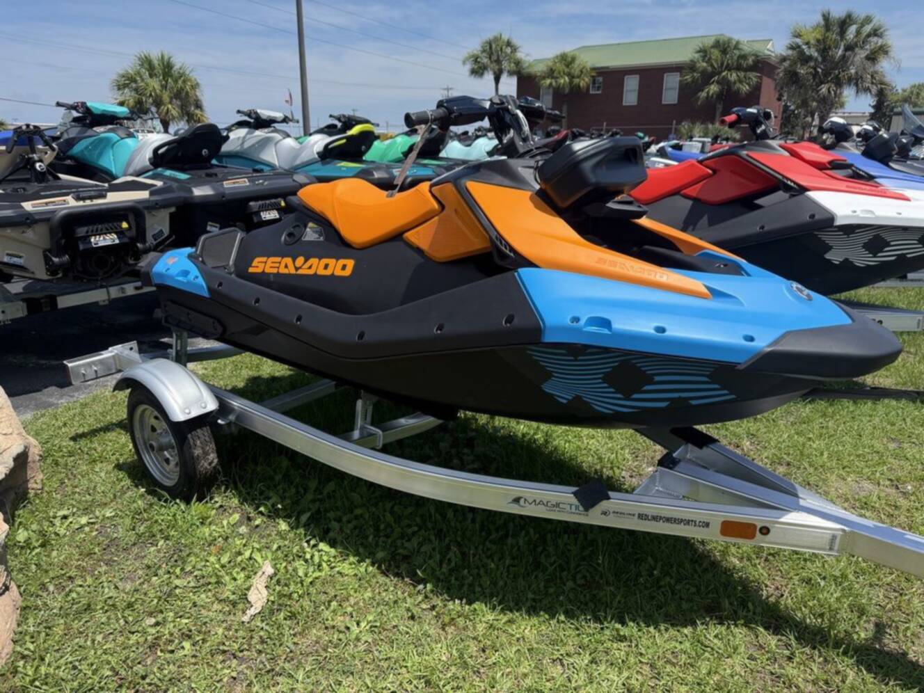 A photo of this 2026 Sea-Doo Spark Trixx for 3 Rotax 900 ACE - 90 iBR and Au