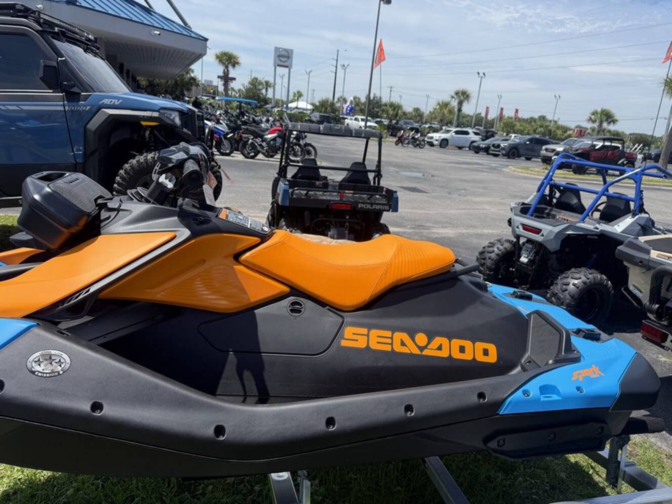 A photo of this 2026 Sea-Doo Spark Trixx for 3 Rotax 900 ACE - 90 iBR and Au