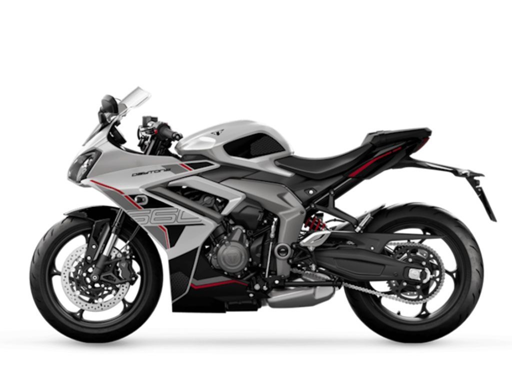 2026 Triumph Daytona 660 Aluminium Silver / Sapphire Black 660 in Riverhead, NY