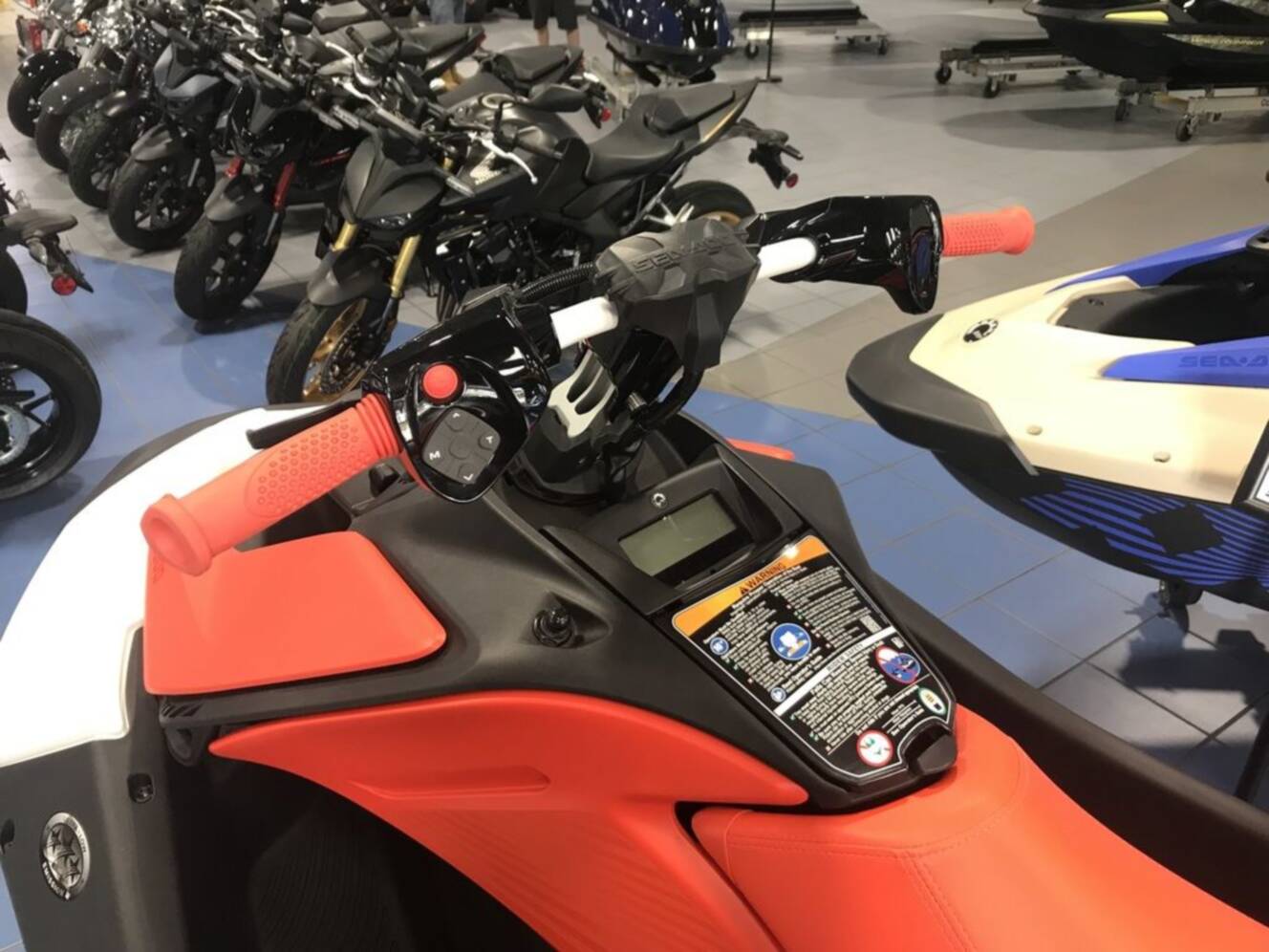 A photo of this 2025 Sea-Doo Spark Trixx for 1 Rotax® 900 ACE - 90 iBR and Au
