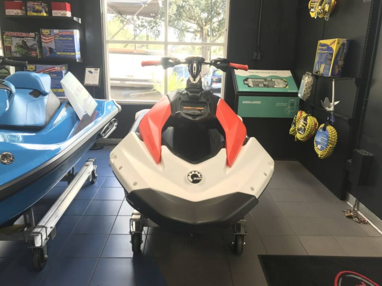 A photo of this 2025 Sea-Doo Spark Trixx for 1 Rotax® 900 ACE - 90 iBR and Au