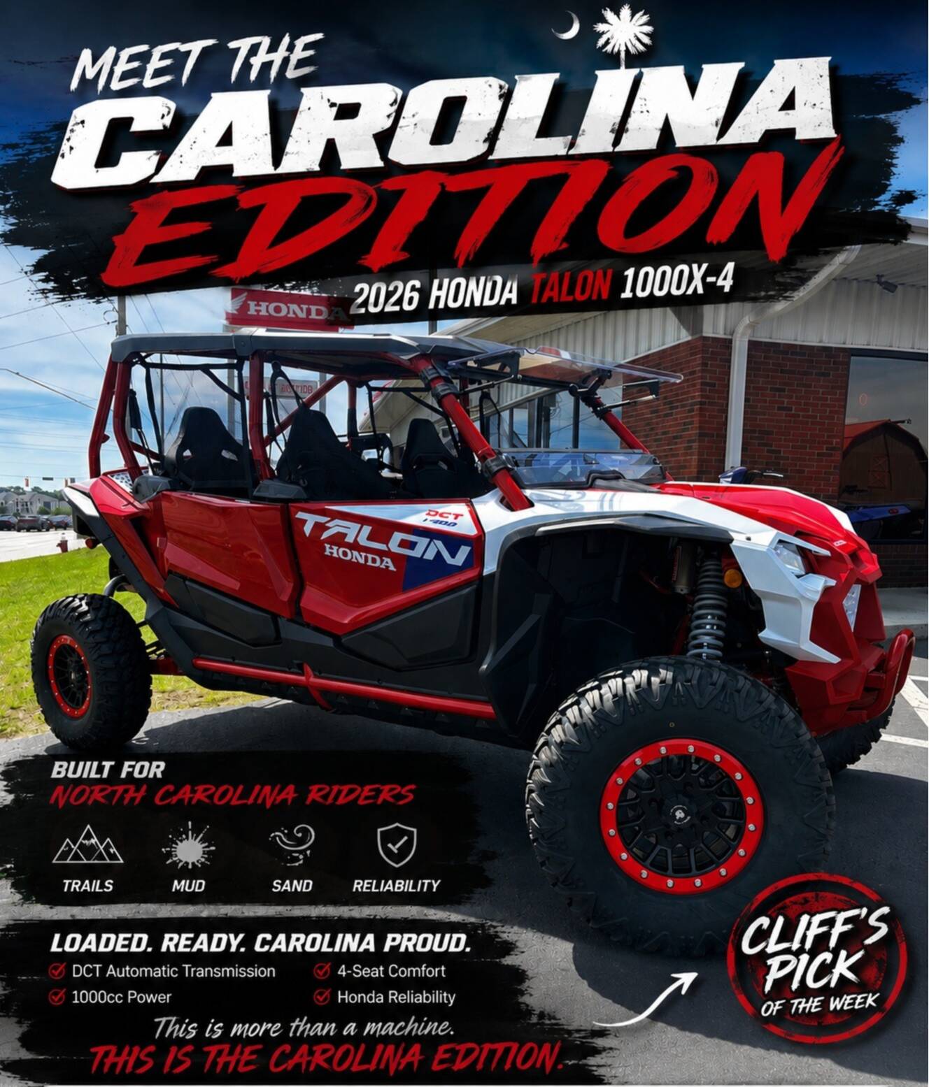 A photo of this 2026 Honda Talon 1000X-4