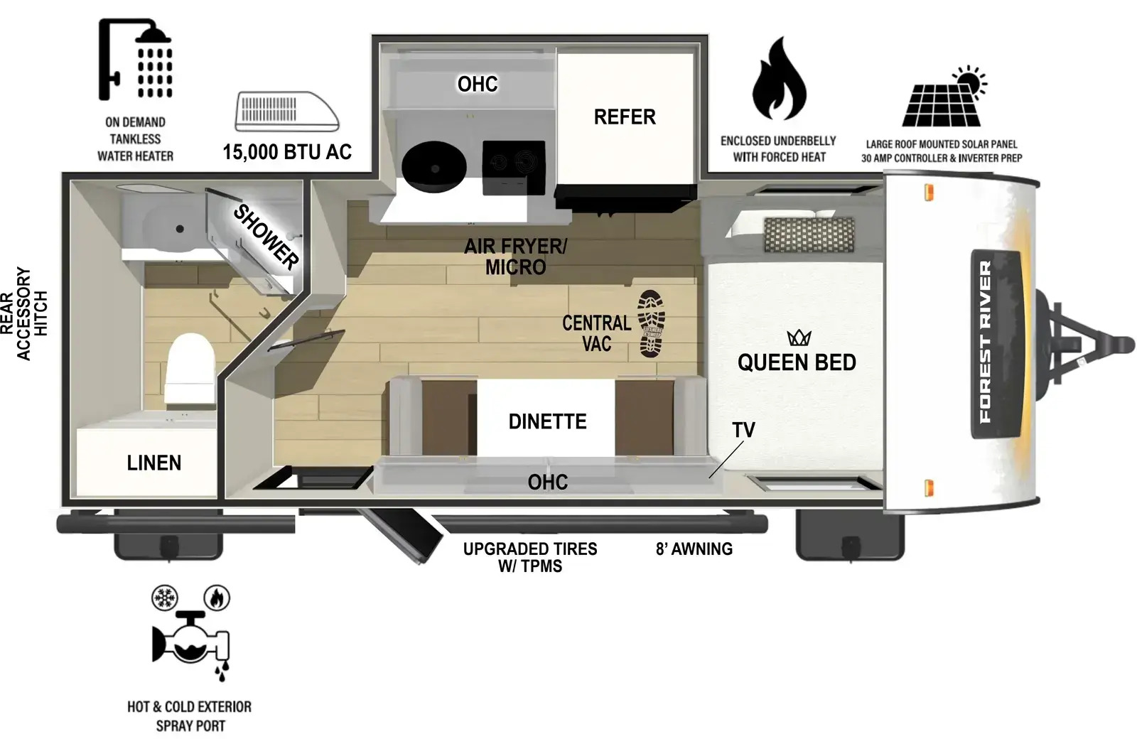 2027 Forest River R-Pod RP-180 in elk grove CA