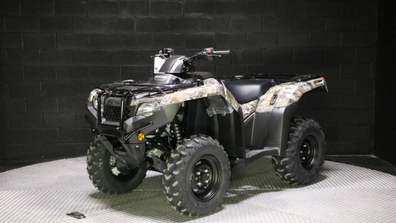 A photo of this 2026 Honda® FourTrax Rancher 4x4 Automatic DCT IRS EPS TrueTimber®
