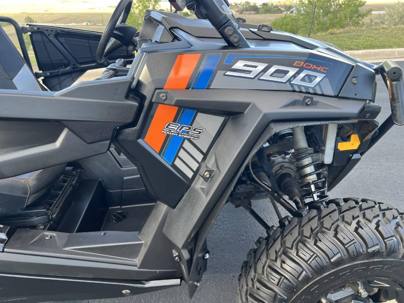 A photo of this 2015 Polaris RZR S 900 EPS