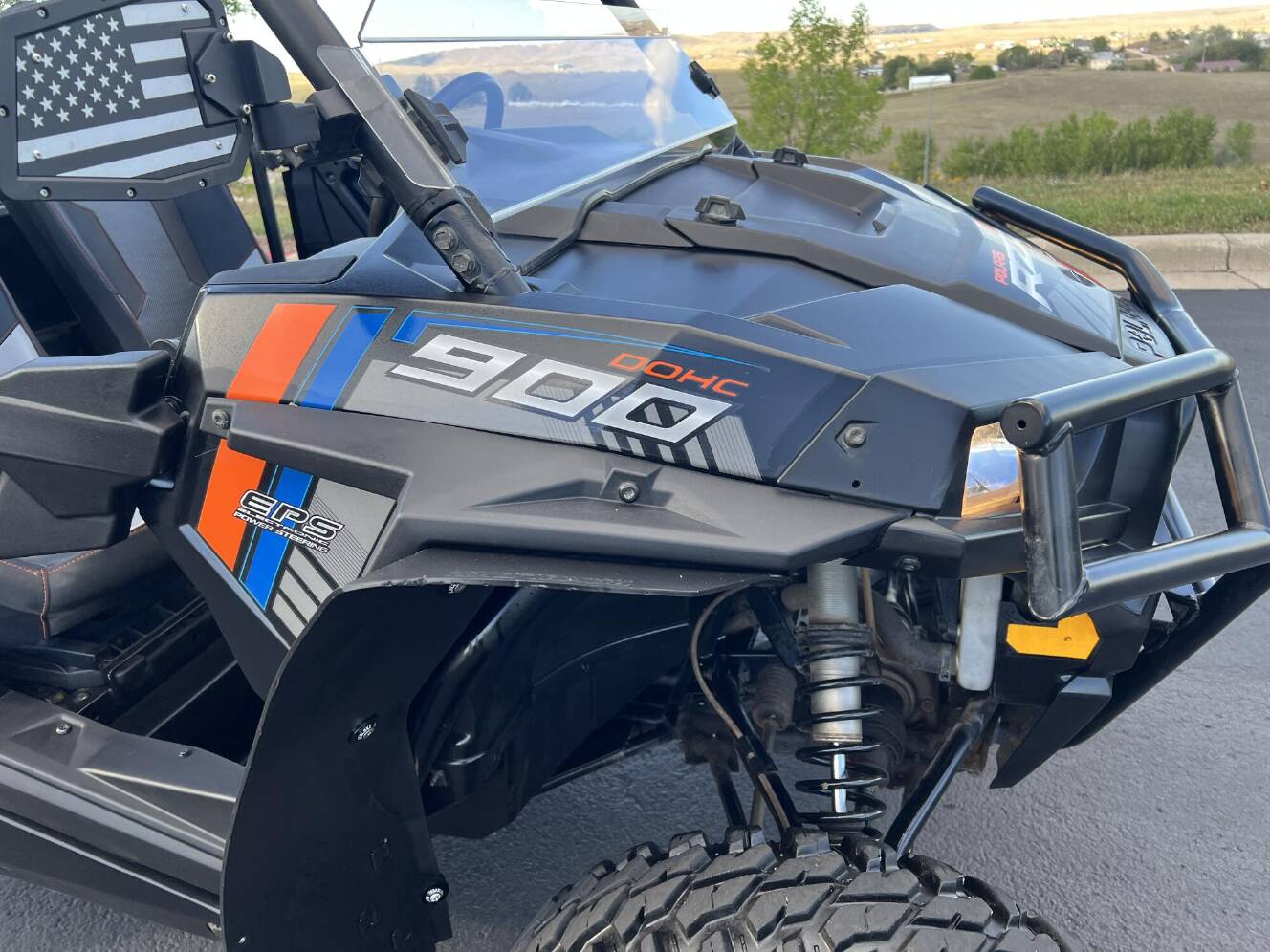 A photo of this 2015 Polaris RZR S 900 EPS