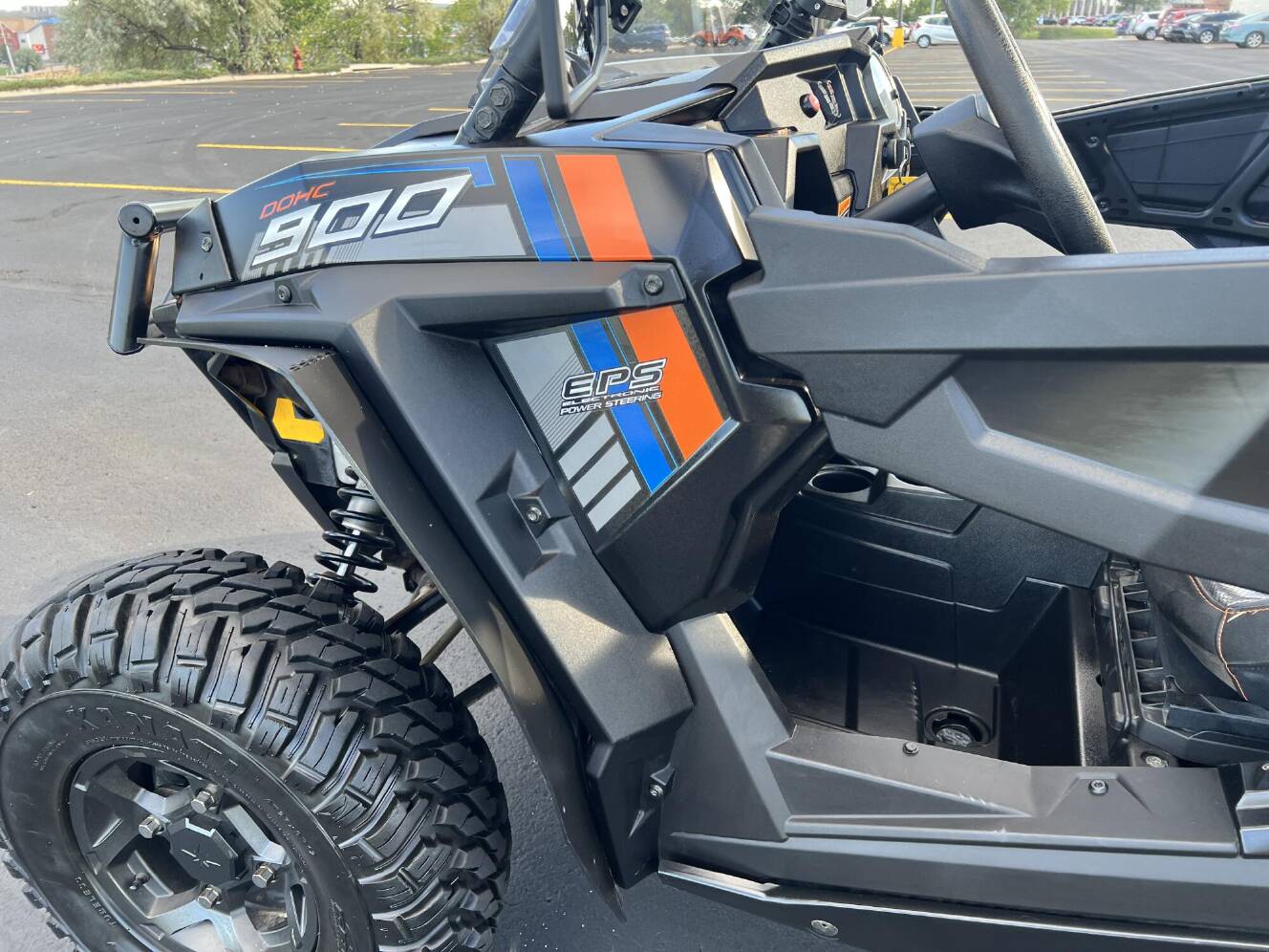 A photo of this 2015 Polaris RZR S 900 EPS