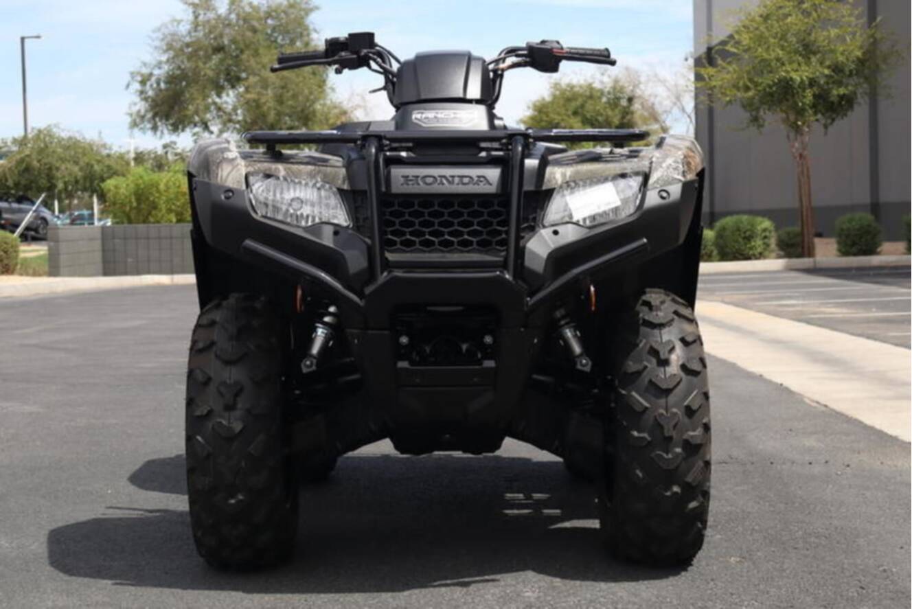 A photo of this 2026 Honda FourTrax Rancher 4X4 Truetimber Atera Camo